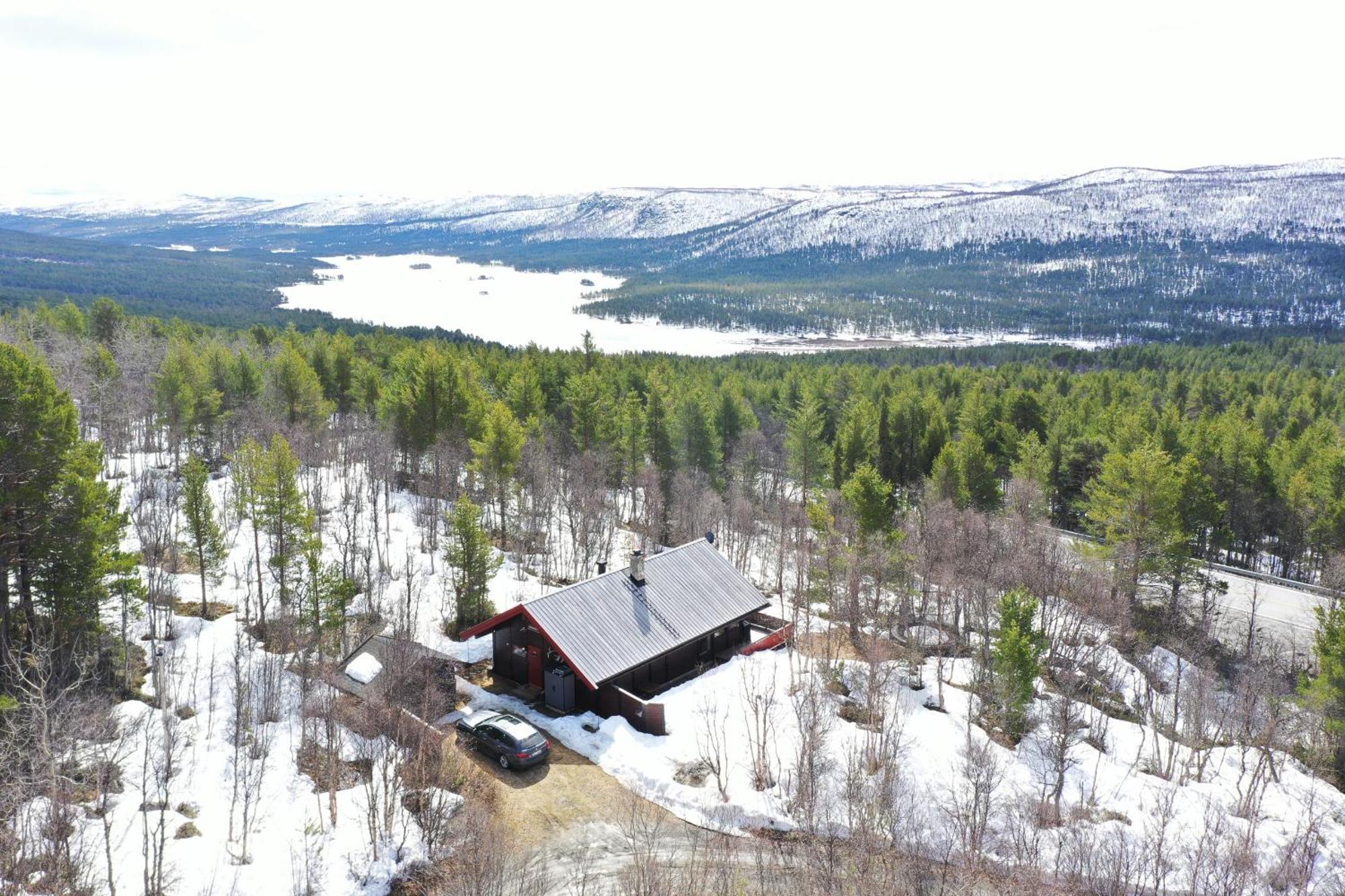 Koselig Hytte Med Usjenert Og Solrik Beliggenhet Geilo Buitenkant foto