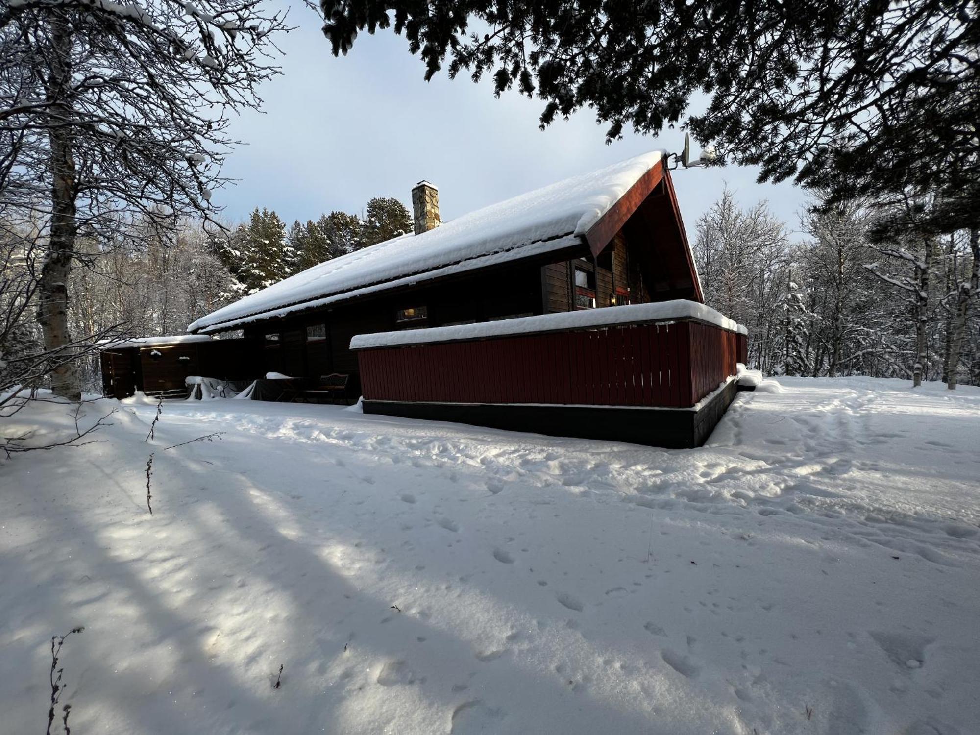 Koselig Hytte Med Usjenert Og Solrik Beliggenhet Geilo Buitenkant foto