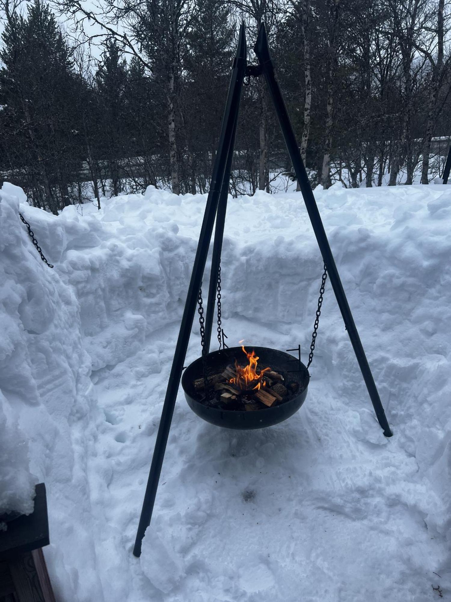 Koselig Hytte Med Usjenert Og Solrik Beliggenhet Geilo Buitenkant foto